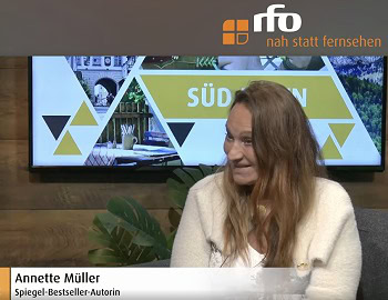 Regionalfernsehen Oberbayern (RFO) Interview mit Annette Müller Regionalfernsehen Oberbayern (RFO) Interview mit Annette Müller
